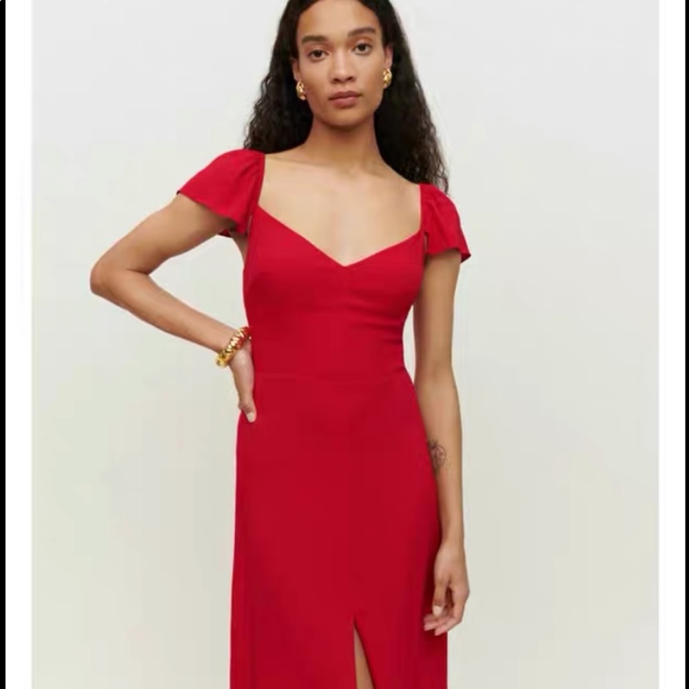 NWOT Reformation Baxley Dress Lucerne size 4 brand new